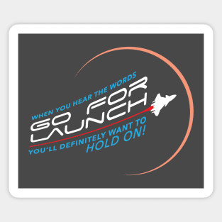 Go For Launch - EPCOT Mission Space-Themed Sticker